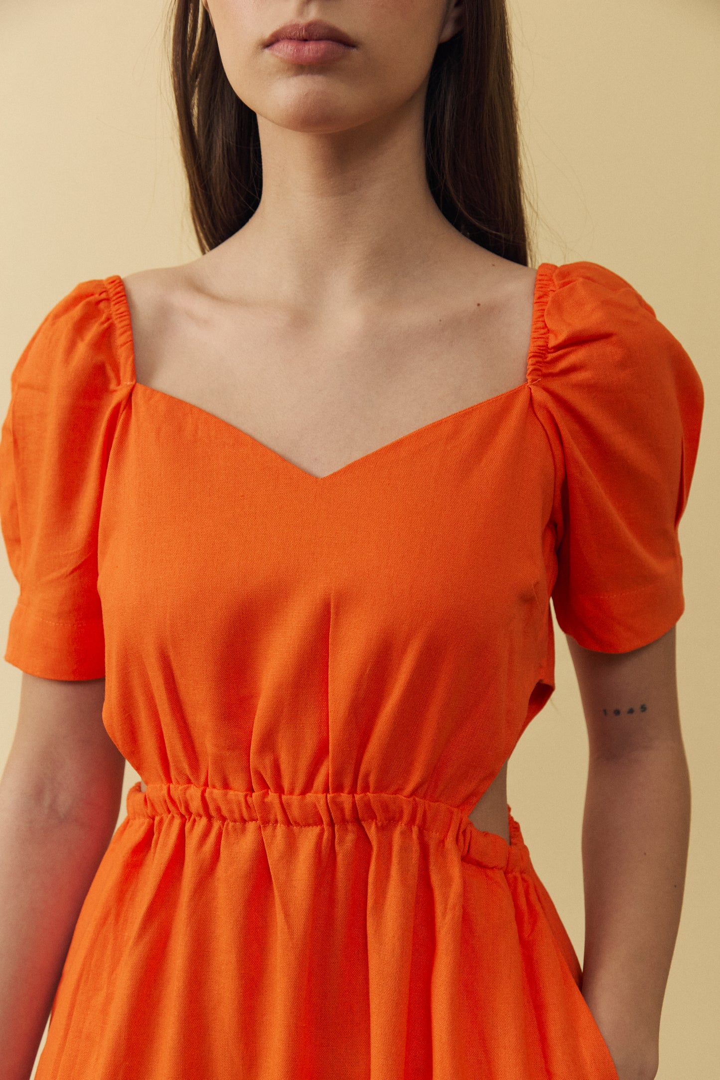 Vestido Artemisa Naranja
