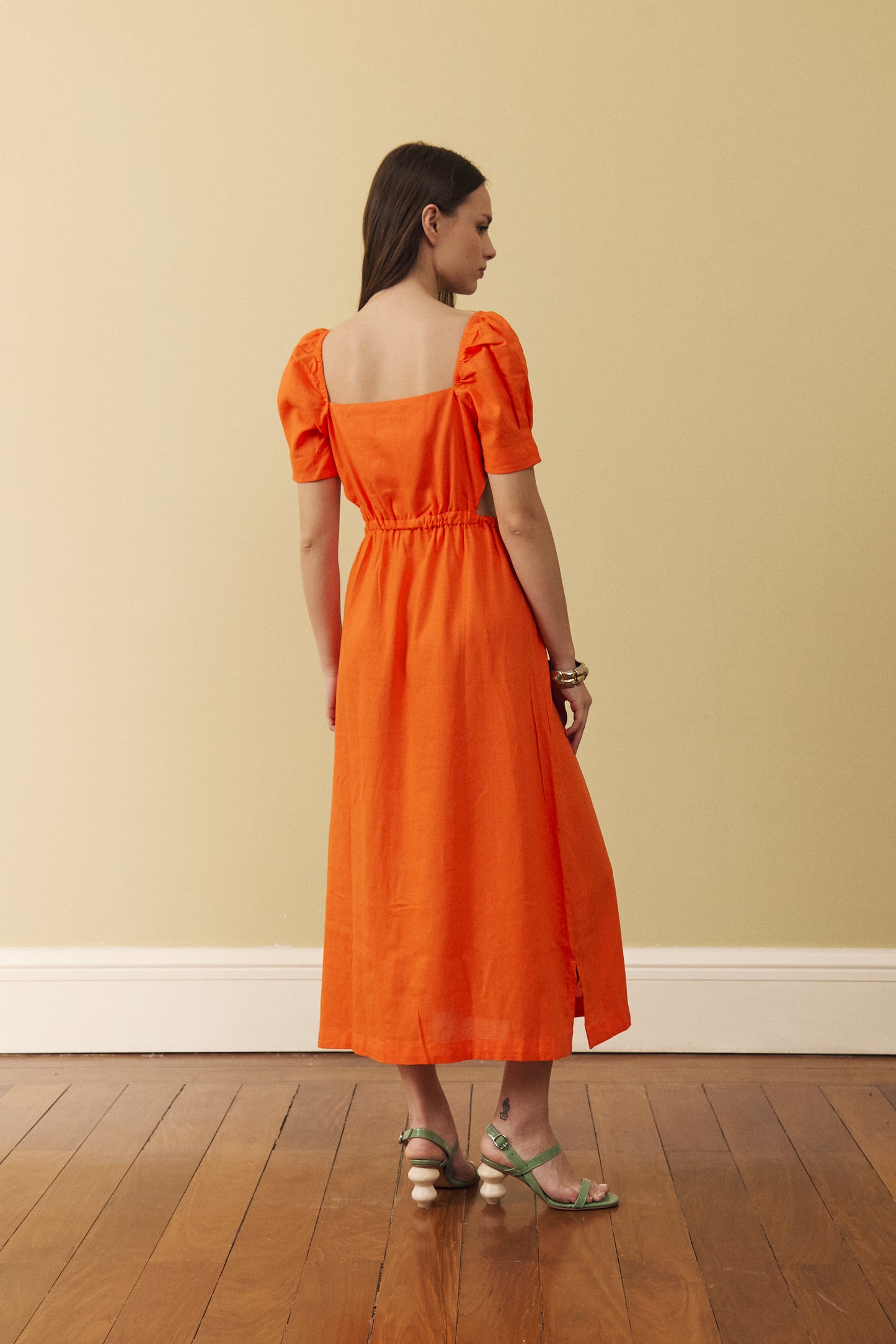 Vestido Artemisa Naranja