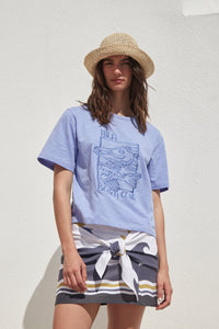 Remera Playa Lavanda