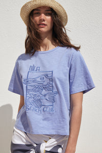 Remera Playa Lavanda