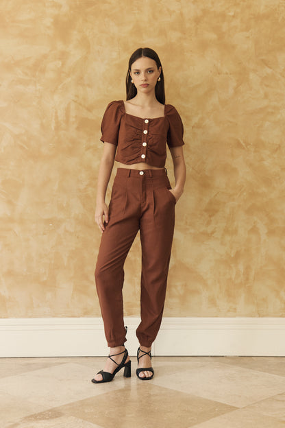 Pantalón Artemisa Marrón