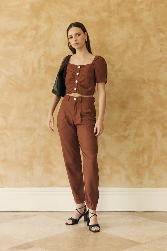 Pantalón Artemisa Marrón