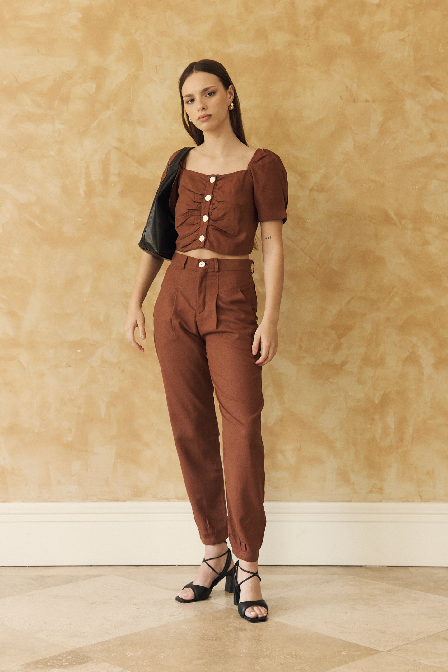 Pantalón Artemisa Marrón Segunda