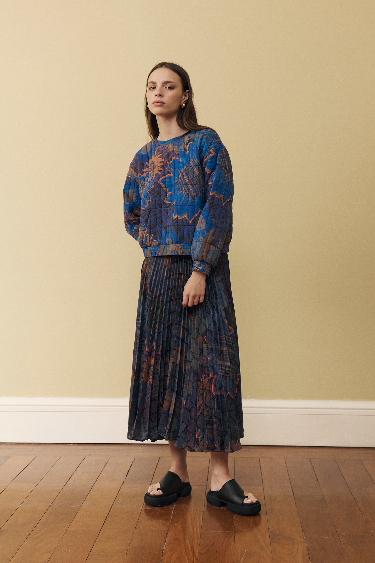 Falda Lester Azul