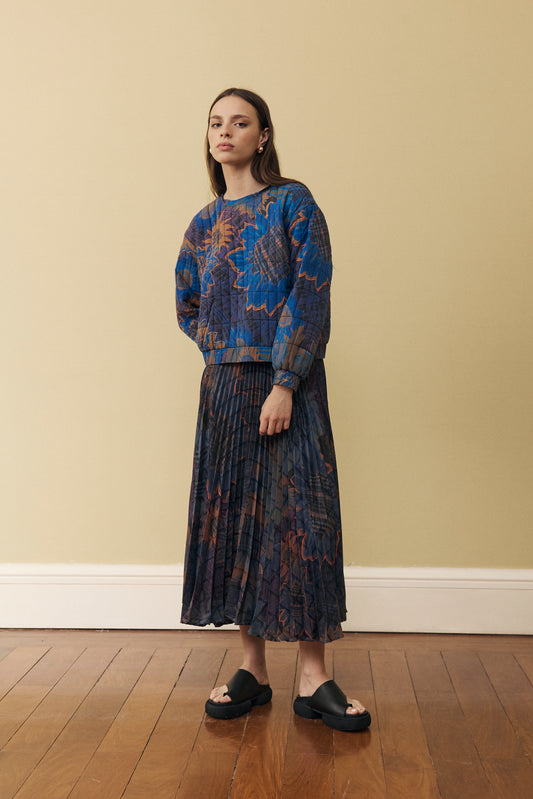 Falda Lester Azul