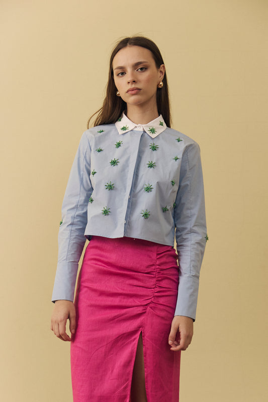 Camisa Sky Celeste
