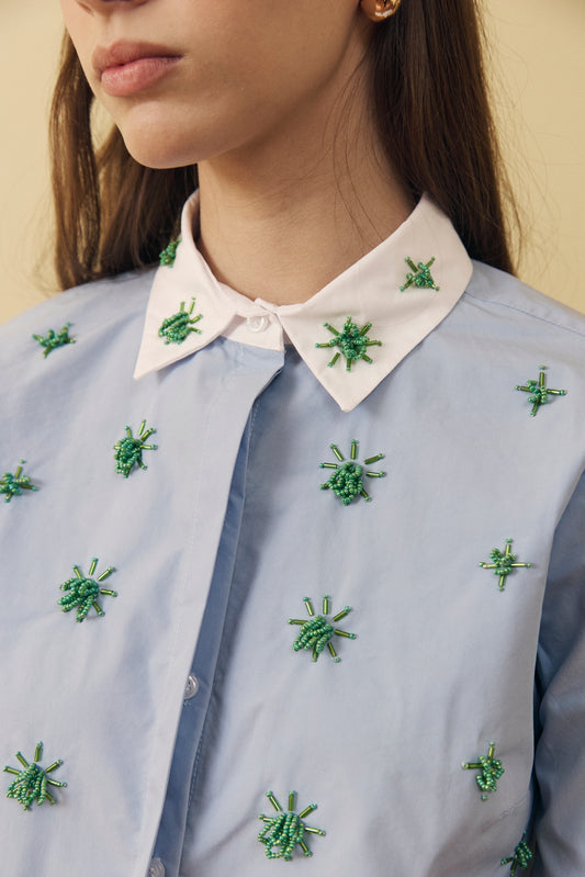Camisa Sky Celeste
