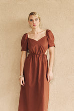 Cargar imagen en el visor de la galería, Vestido Artemisa Marron