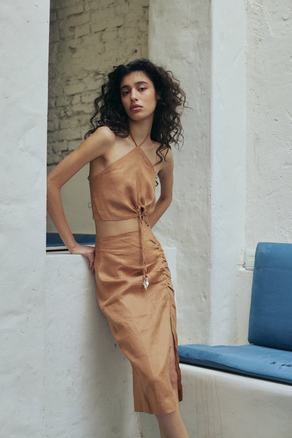 Falda Tayrona Marron