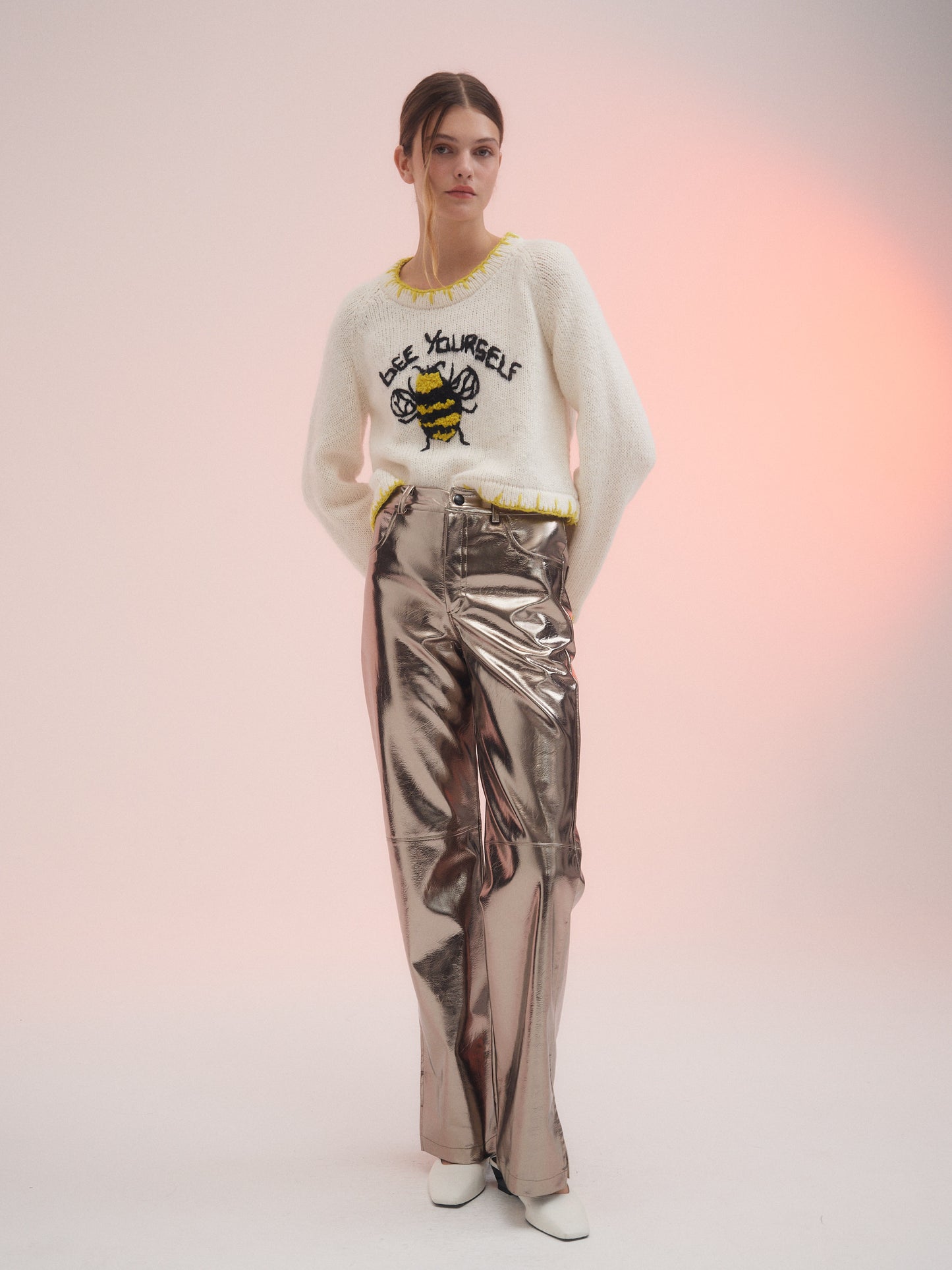 Pantalón Billie Metalizado