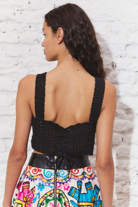 Top Mandala Negro